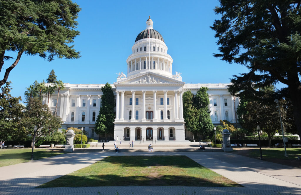 California State Capitol in Sacramento.